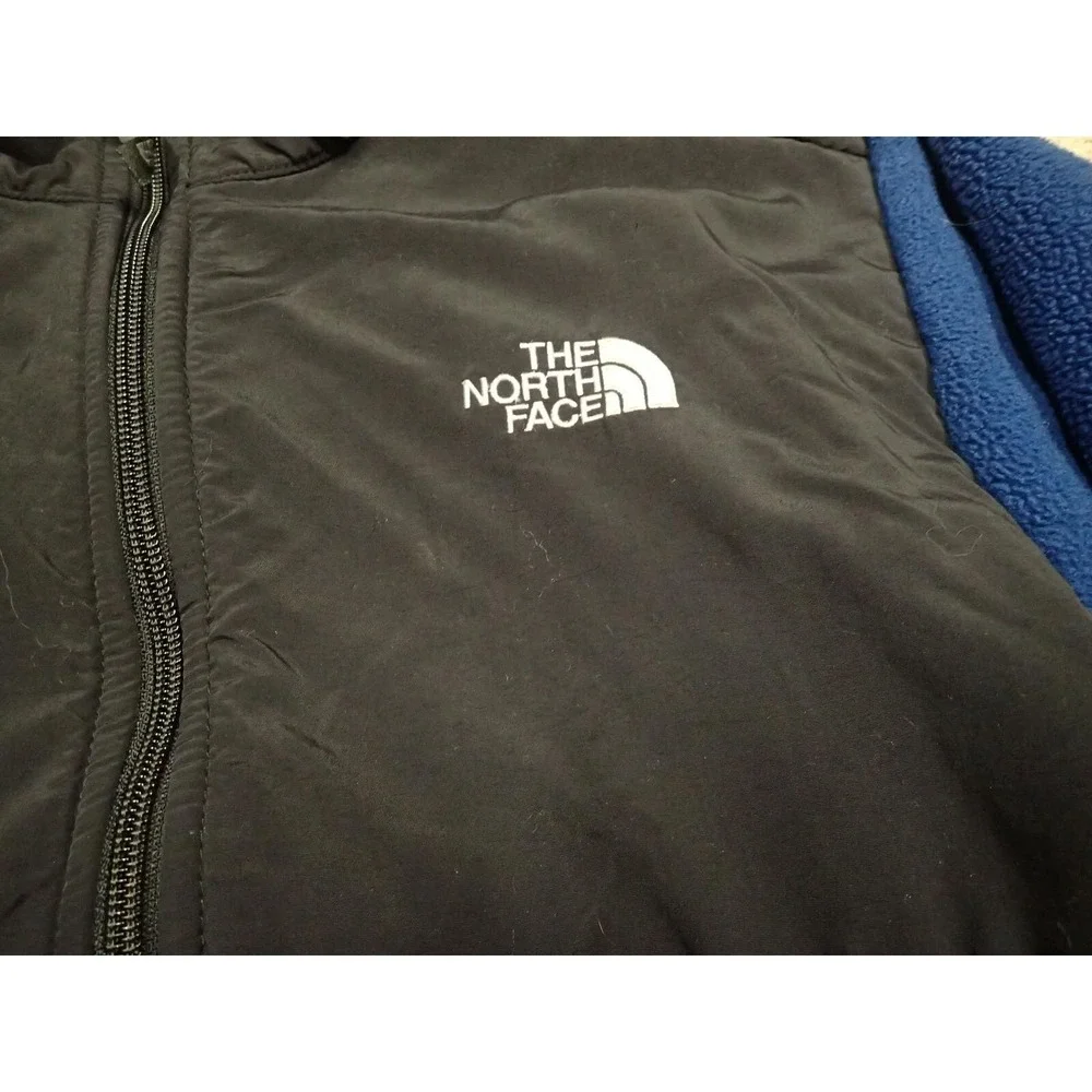 The North Face Denali Fleece Jacket Boys Medium Blue Black Good Polartec Zip